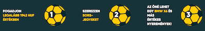 Focimánia nyereményjáték - 22bet