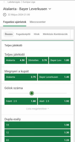 Európa-liga döntő, Dublin